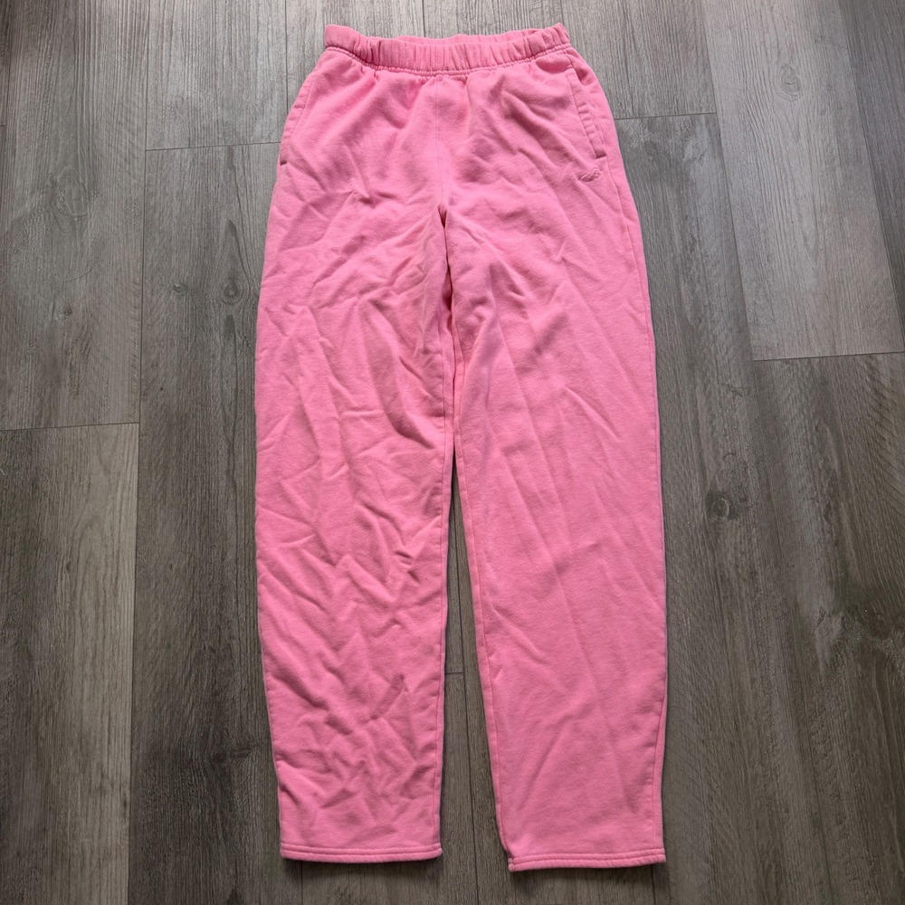 Hollister Ultra High Rise Sweatpants Womens XS Pink Fleece Joggers